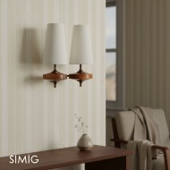 Kinkiet ścienny Chrona Rho Fabric Sculpt – artystyczny, współczesny styl T122