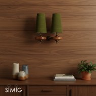 Kinkiet ścienny Chrona Rho Fabric Sculpt – artystyczny, współczesny styl T122