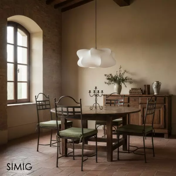 Nowoczesna Lampa Wisząca - Regulowana Wysokość do Jadalni M157