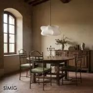 Nowoczesna Lampa Wisząca - Regulowana Wysokość do Jadalni M157