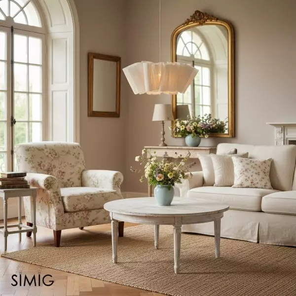 Lampa Wisząca Nordic z Plisowanym Abażurem – Elegancka Lampa do Salonu T191