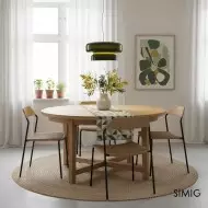 Minimalistyczna lampa wisząca ze szkła w stylu boho M492