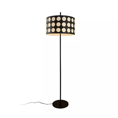 Geometri Polkabågsgolvlampa i tyg S363
