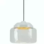 Szklana Lampa Sufitowa W Stylu Retro Bauhaus S84