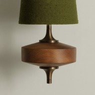 Kinkiet ścienny Chrona Rho Fabric Sculpt – artystyczny, współczesny styl T122