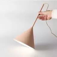 Minimalistisk makron hængelampe