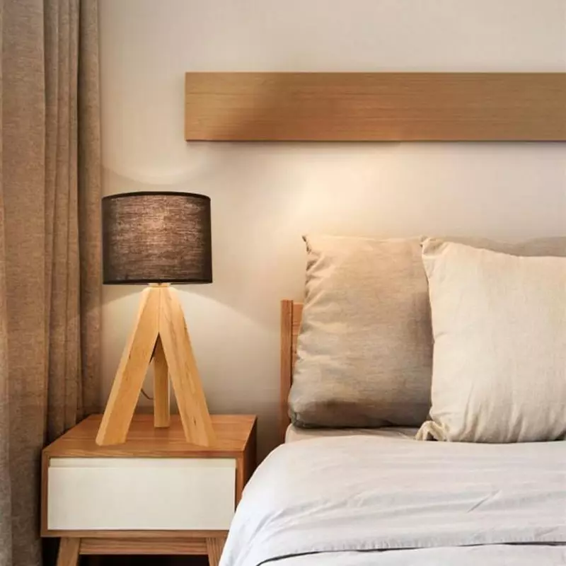 Minimalist Wooden Table Light