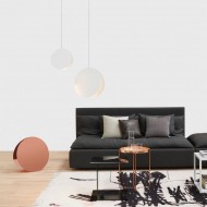 CRIMSON Cirkulär hängande lampa