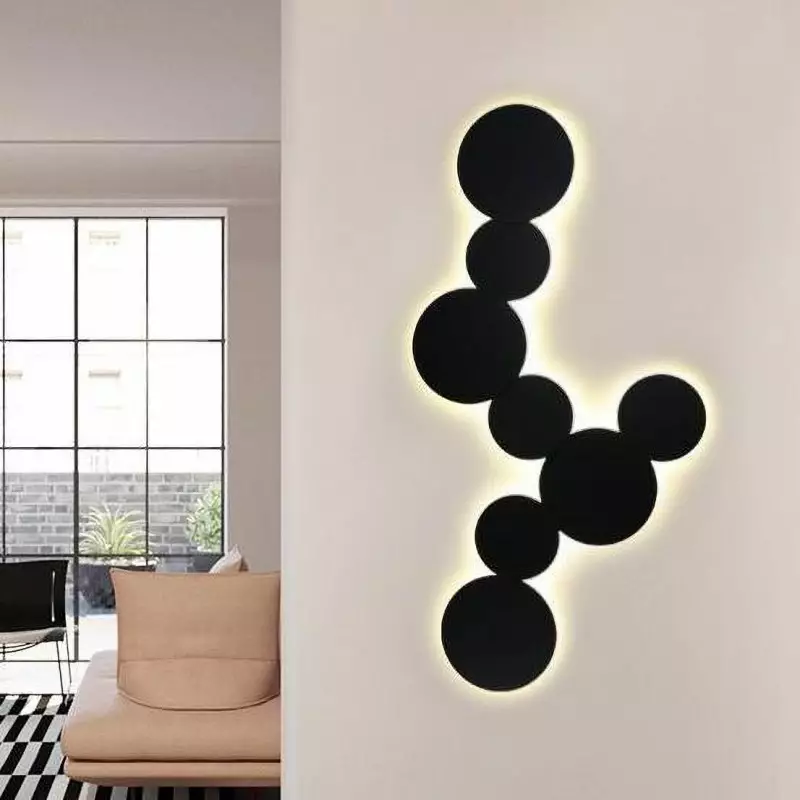 Applique murale LED circulaire moderne