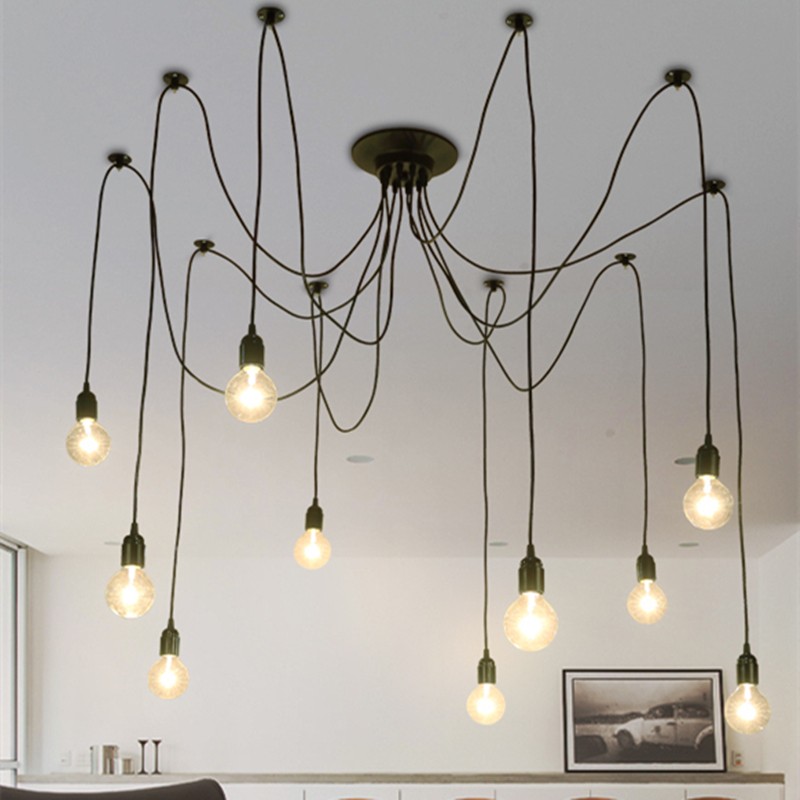 Lampadario a forma di ragno