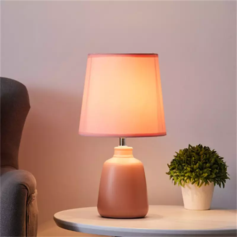 Lámpara de mesa de cerámica nórdica