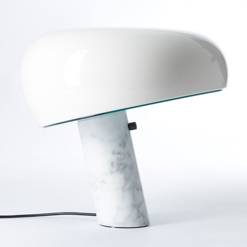 Modern Scandinavian Snoopy Marble Table Lamp