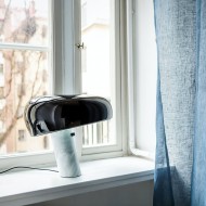 Nowoczesna Skandynawska Marmurowa Lampa Stołowa Snoopy