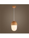 Lampada a sospensione in legno NUT