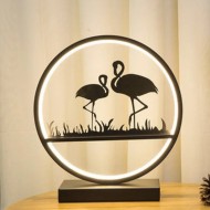 Artistic LED Ring Table Lamp