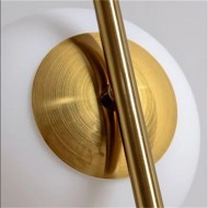 Opal glaskugle pendellampe