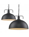 Striped Ceramic Pendant Light