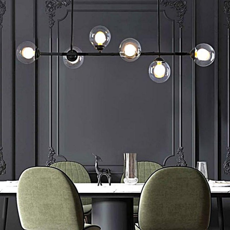 Kronleuchter mit Doppelkugel