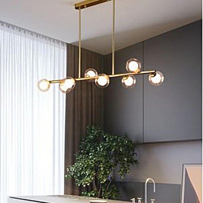 Kronleuchter mit Doppelkugel