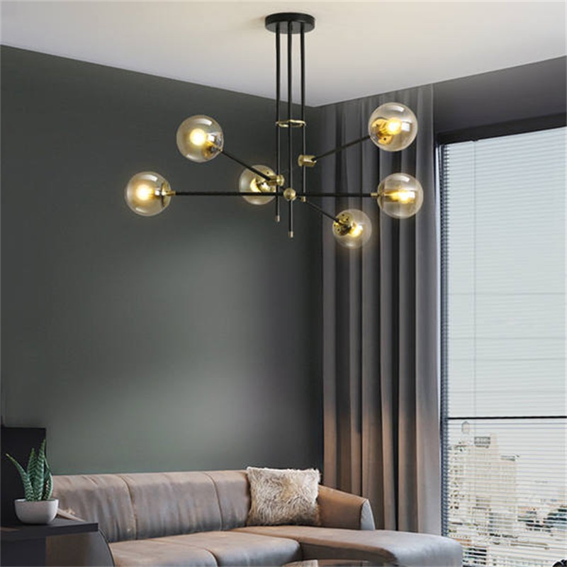 Geometric Magic Bean Chandelier