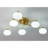 Geometryczny żyrandol kulowy