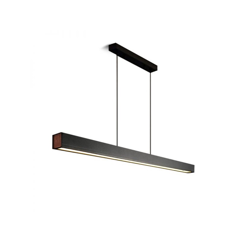 Droplight Wooden Line Pendant Lamp, Linear Led Light Fixture Canada