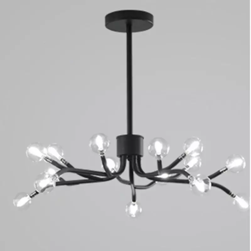 Lampadario a forma di palla di radice