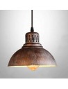 Lampada a sospensione in ferro industriale