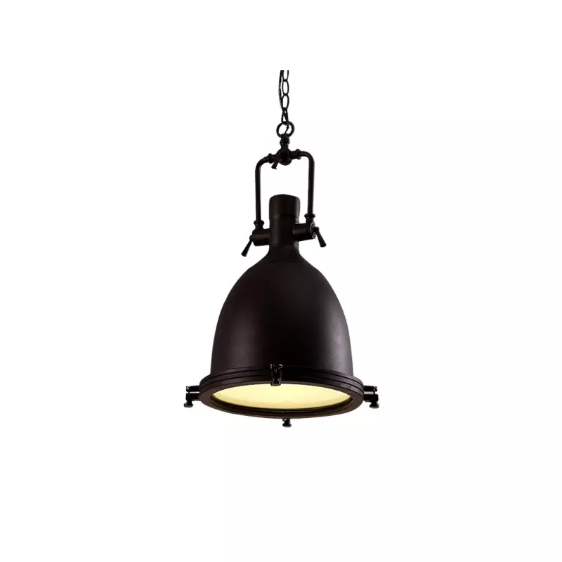 Industriell hänglampa i metall