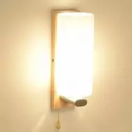 Indendørs moderne trævæglampe