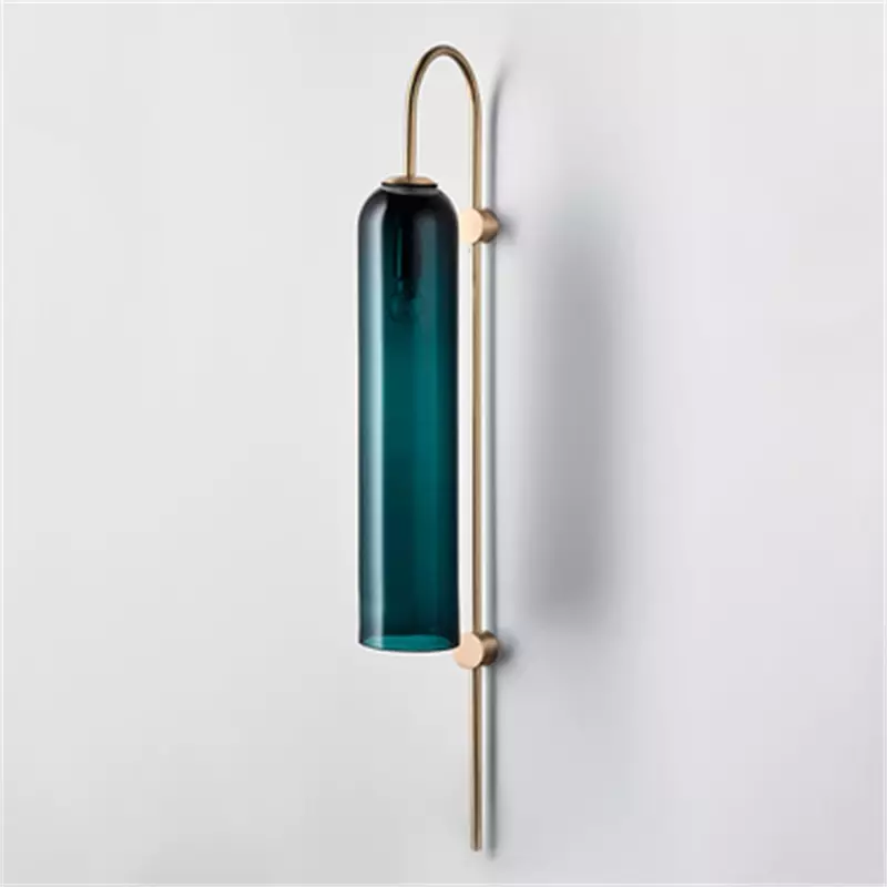 Glass Tubular Wall Lamp