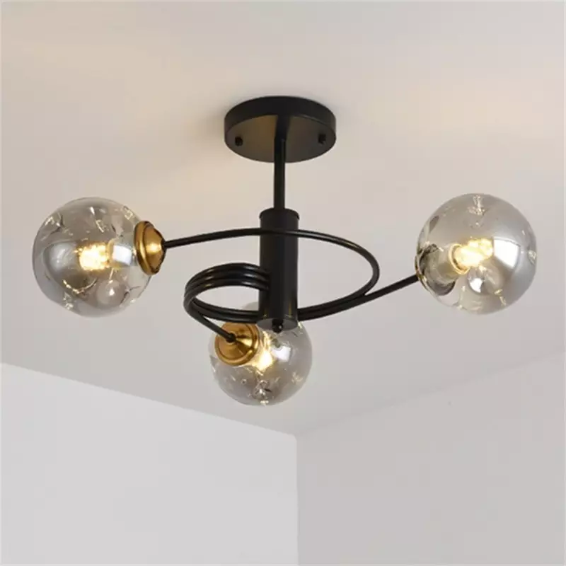 Lampe à suspension combinée Globe