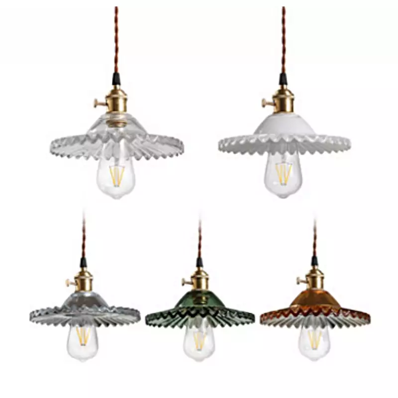 Exotic Vintage Glass Pendant Light