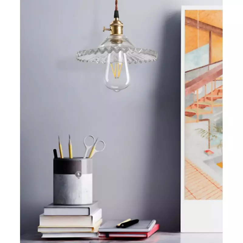 Exotic Vintage Glass Pendant Light