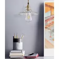 Exotic Vintage Glass Pendant Light