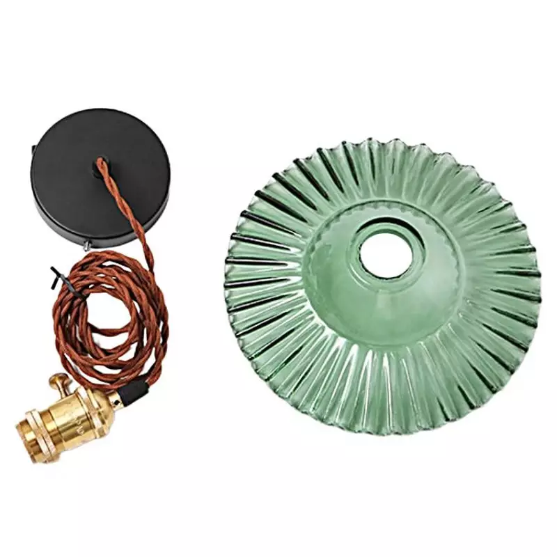 Exotic Vintage Glass Pendant Light