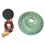 Exotic Vintage Glass Pendant Light