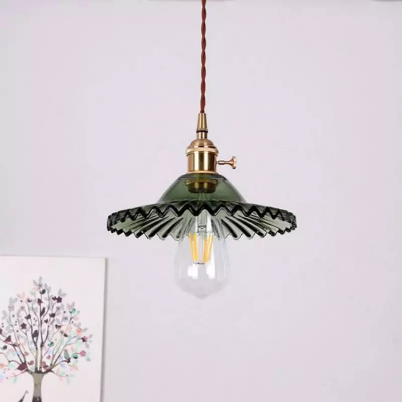 Exotic Vintage Glass Pendant Light