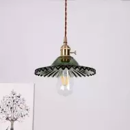Exotic Vintage Glass Pendant Light