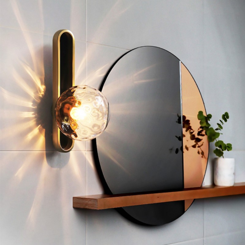 Scone da parete in vetro BRAN