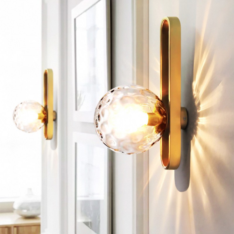 Scone da parete in vetro BRAN