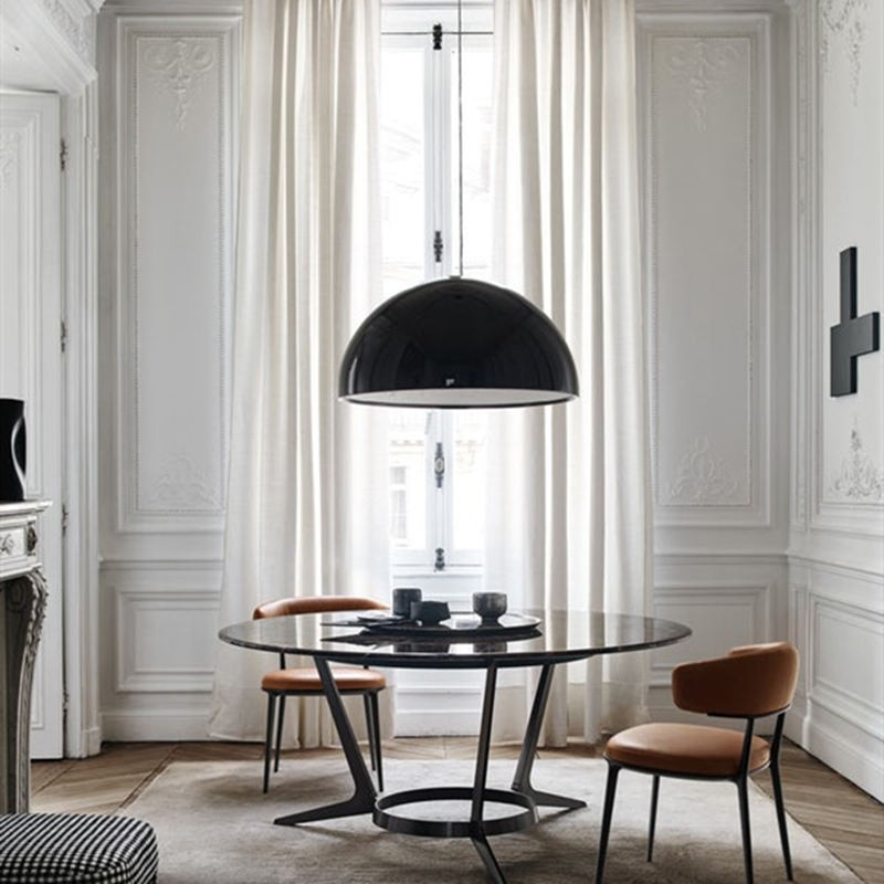 Półkulista Lampa Wisząca Sky Garden w Kształcie Kopuły