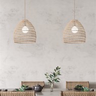 Farmhouse Cage Atami Art Rattan Light