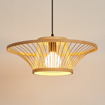 Kinesisk lanterne kunst rattan pendel lys