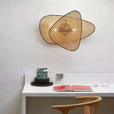 Screen Cannage Vegglampe