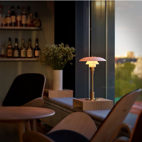 Danish Disc Multilayer Metal Table Lamp