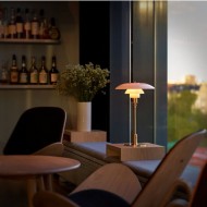 Danish Disc Multilayer Metal Table Lamp