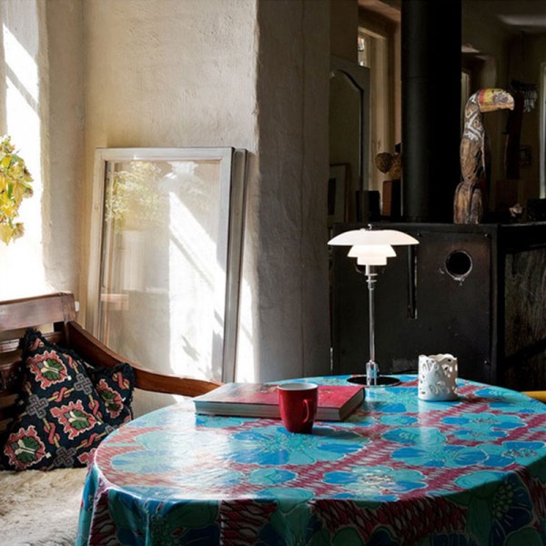 Danish Disc Multilayer Metal Table Lamp