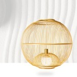 Lampe suspendue créative en rotin nordique