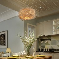 Simple Bird's Nest Creative Rattan Pendel Light